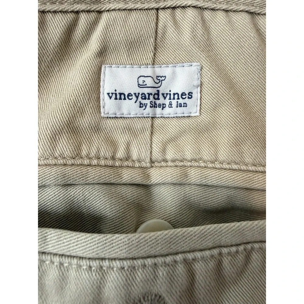 Vineyard Vines Men's Chino Slim Fit Club Pants Size 35x30 Beige Khaki Classic